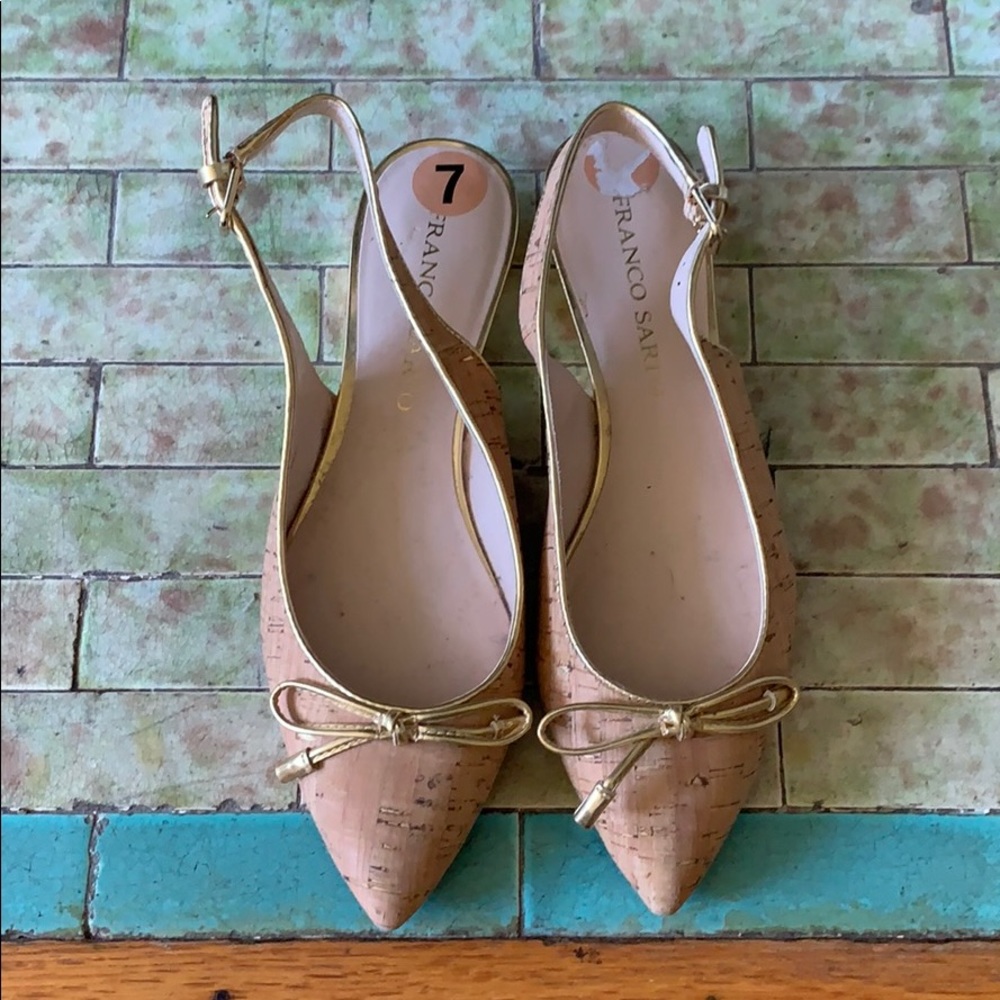 Franco Sarto Cork Flats